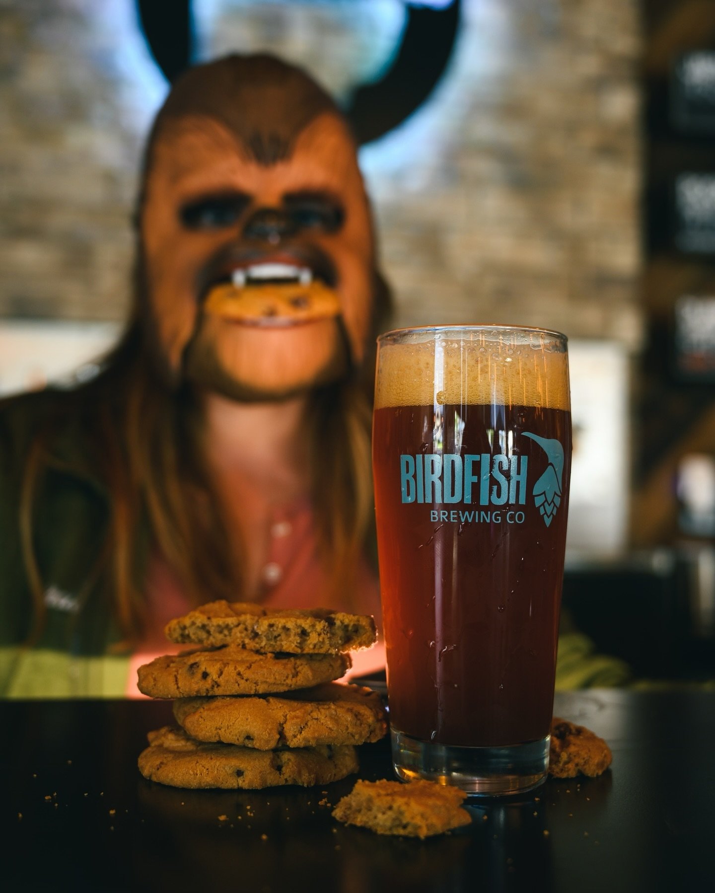 Join Mando in the taproom at Noon on Saturday, May the 4th for &ldquo;Chewbacca the Cookie&rdquo; NEW Small Batch 6% Brown Ale tapping, brewed with Papa J&rsquo;s Chocolate Chip Cookies. Every Scruffy Nerf Herders needs a beer to kick back with after