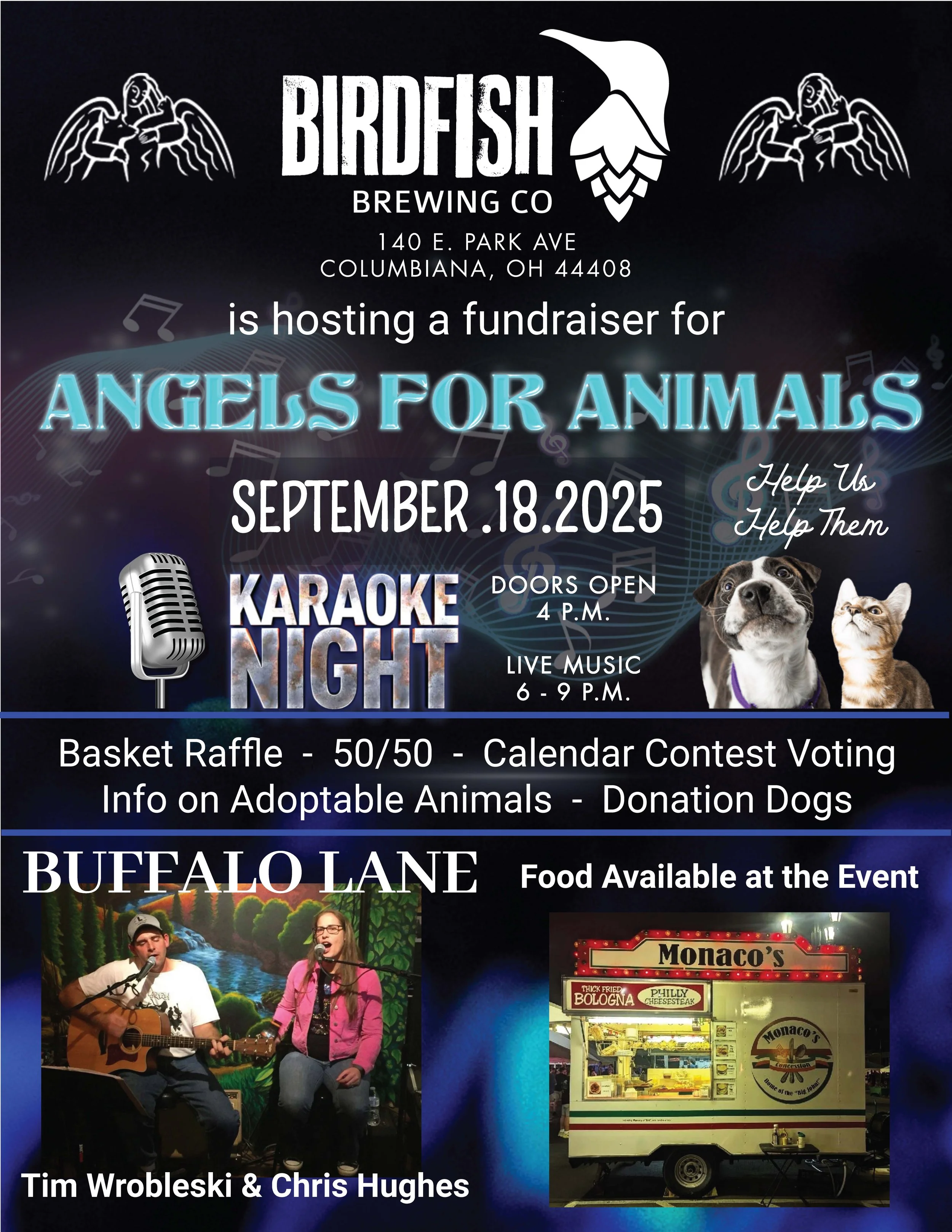 Craft Beer for a Cause: Angels for Animals | Buffalo Lane &amp; Cool Cat Karaoke