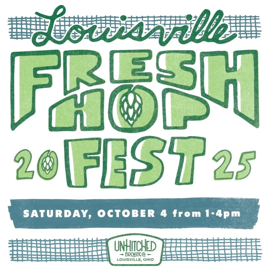@unhitchedbrew is back at it for year 2!!

A celebration of the great local agriculture we have right here in Ohio. $25 to taste some great brewery fresh hop beers. $45 includes a beer lunch with the hop farmers and some of the brewers too. That is a