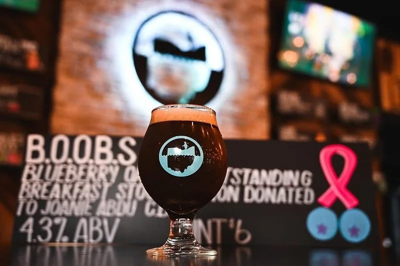 Join us along with @theflight_crew this Thursday, October 16th in support of the Joanie Abdu Comprehensive Breast Cancer Center for the 9th year. Since 2016 you have helps us raise over $20,500!!

We will tap this years batch of our Blueberry Oatmeal