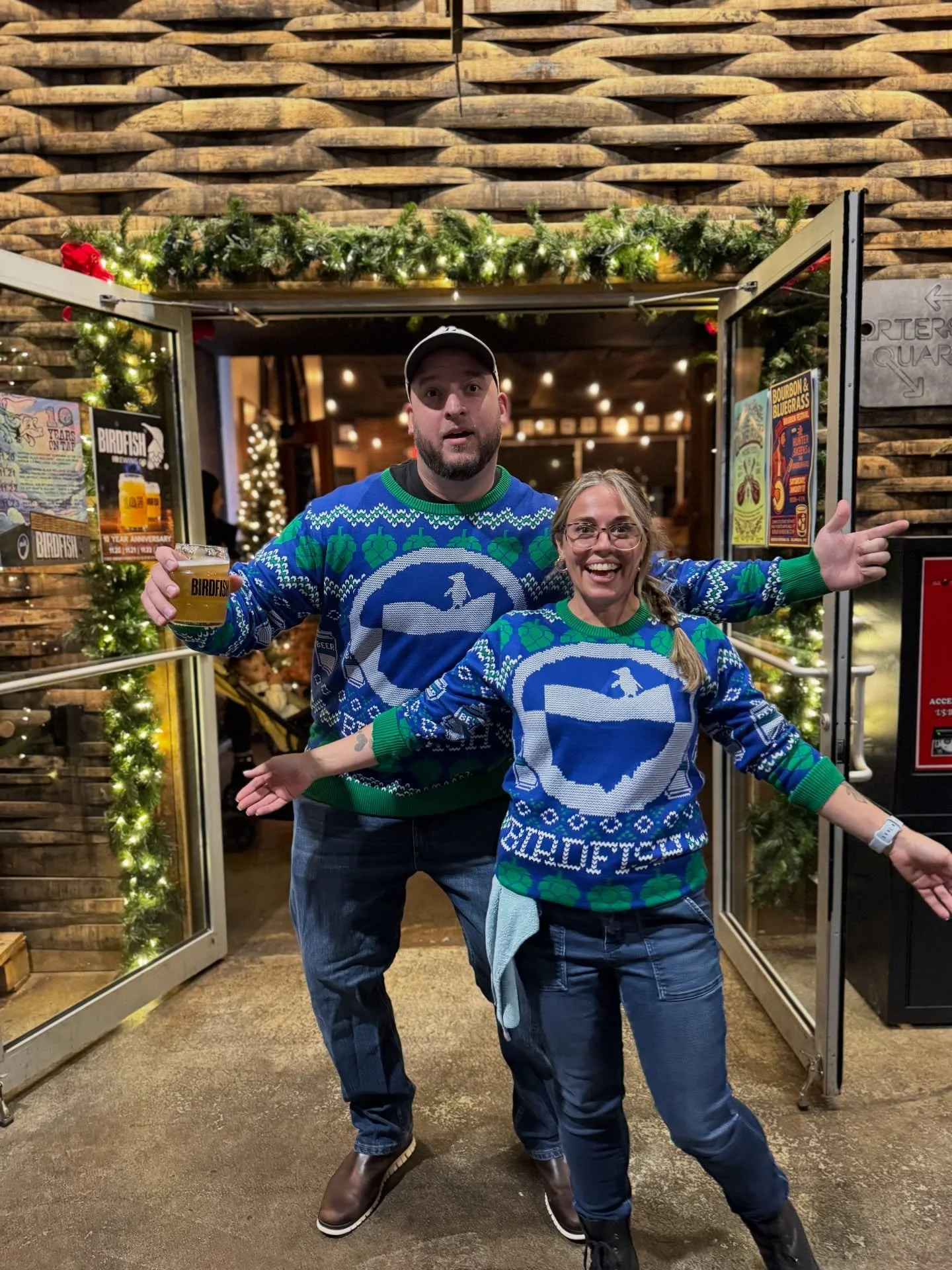 The Grynch might steal Christmas&hellip; but he&rsquo;s not touching these sweaters. 🎄🍺