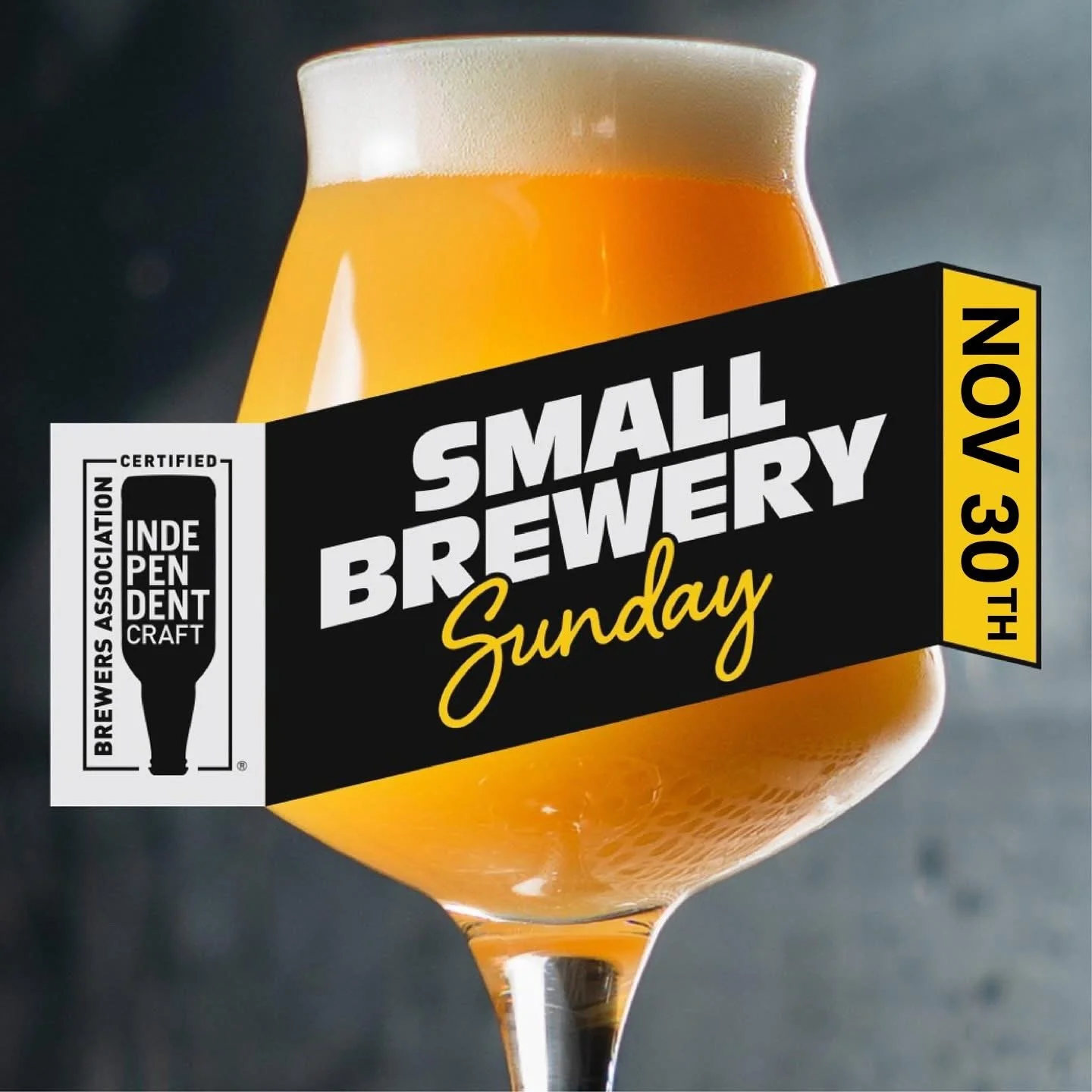 It&rsquo;s Small Brewery Sunday and we&rsquo;re celebrating with all the good stuff.

🎶 Live music in the Ballroom: @seasonsofswing (2&ndash;5pm, no cover) &mdash; This trio celebrates the roots of American popular music, blending early jazz and cla