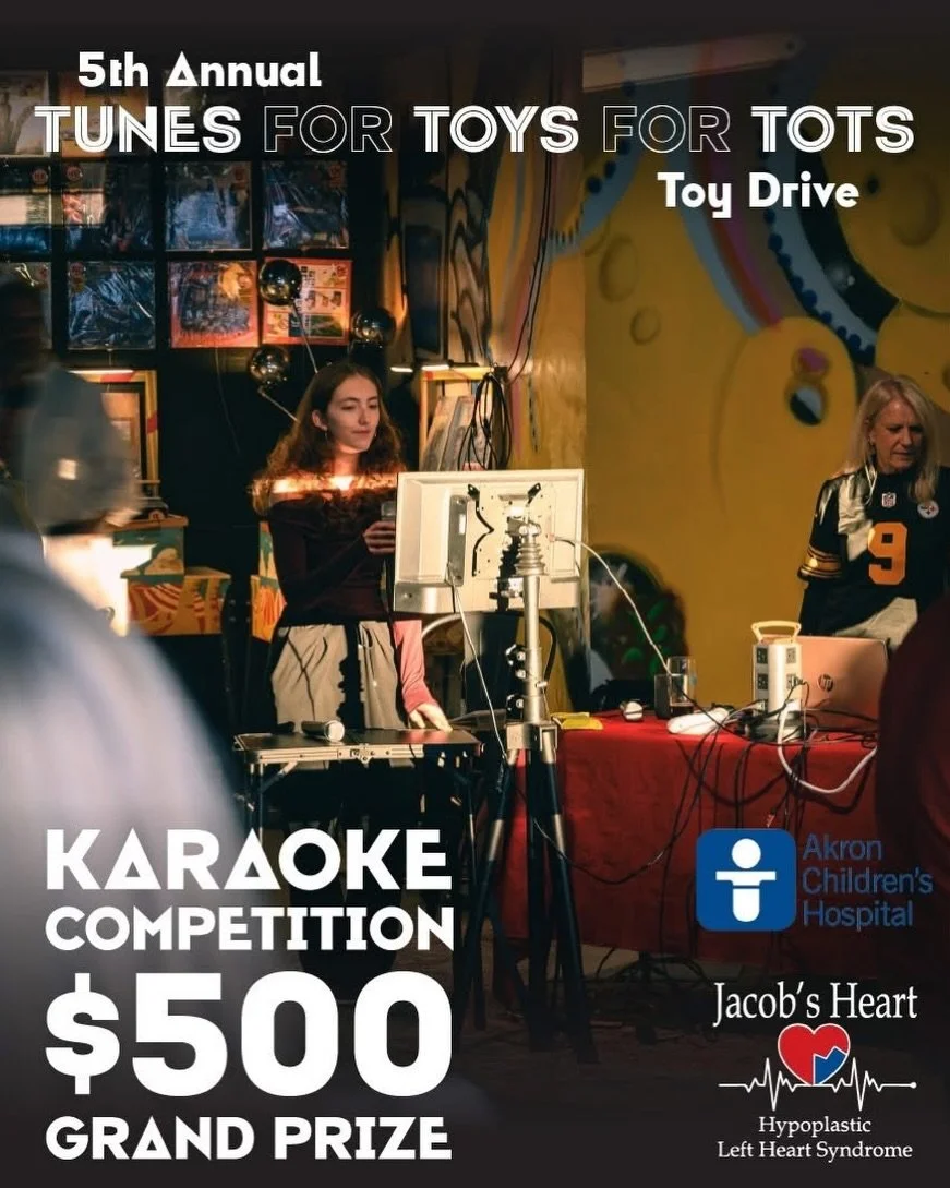 🎤 5th Annual TUNES for TOYS for TOTS 🎁

Karaoke Competition | $500 Grand Prize | Toy Drive Event | Thursday, December 4th

Join us in the Ballroom on Thursday, December 4th for our 5th Annual TUNES for TOYS for TOTS Toy Drive!

We&rsquo;re mixing t