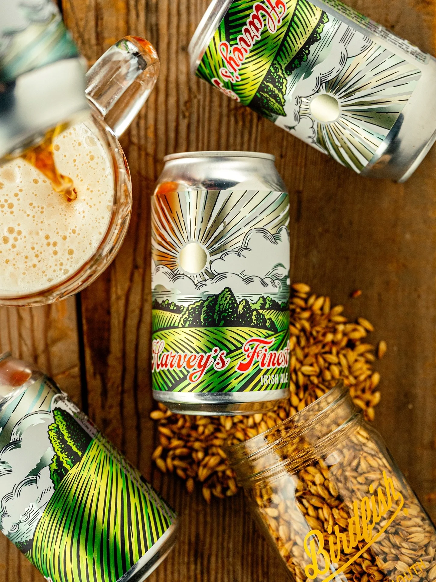 🍀 Harvey&rsquo;s Finest Irish Ale &mdash; smooth malt warmth, local grain pride, and a nod to pub tradition. Sl&aacute;inte! 🍺

📸 @kegandcamera