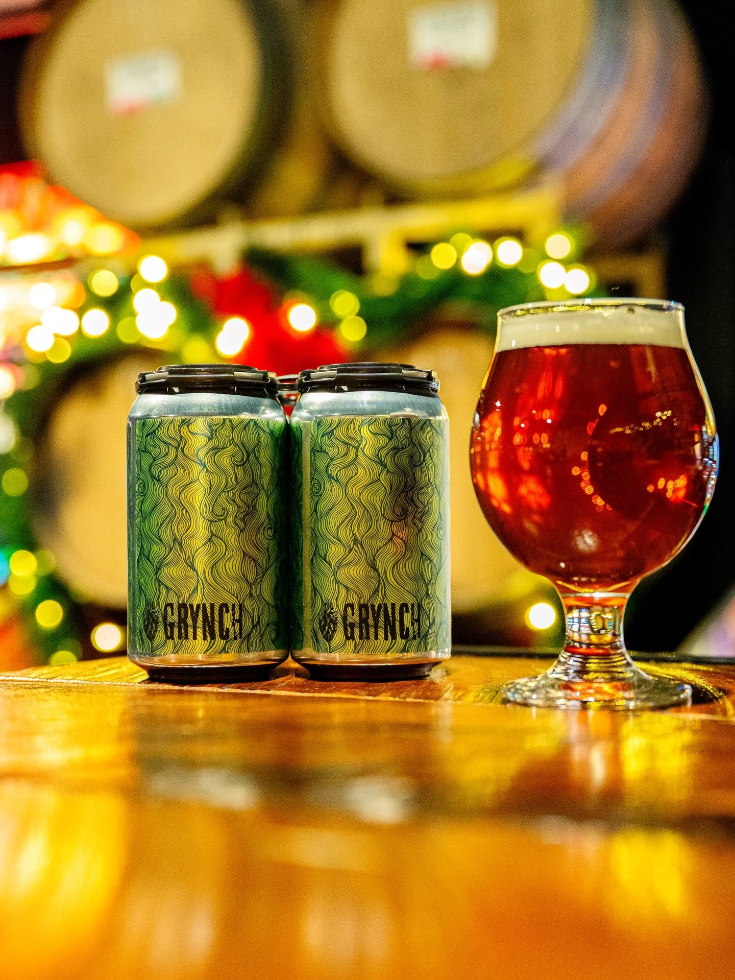 Stealing hearts, not Christmas. 💚
The Grynch Christmas Ale is on tap and still available in cans to-go.
Grab a 4-pack before your family asks way too many questions.
Naughty never tasted so nice. 🎄🍺