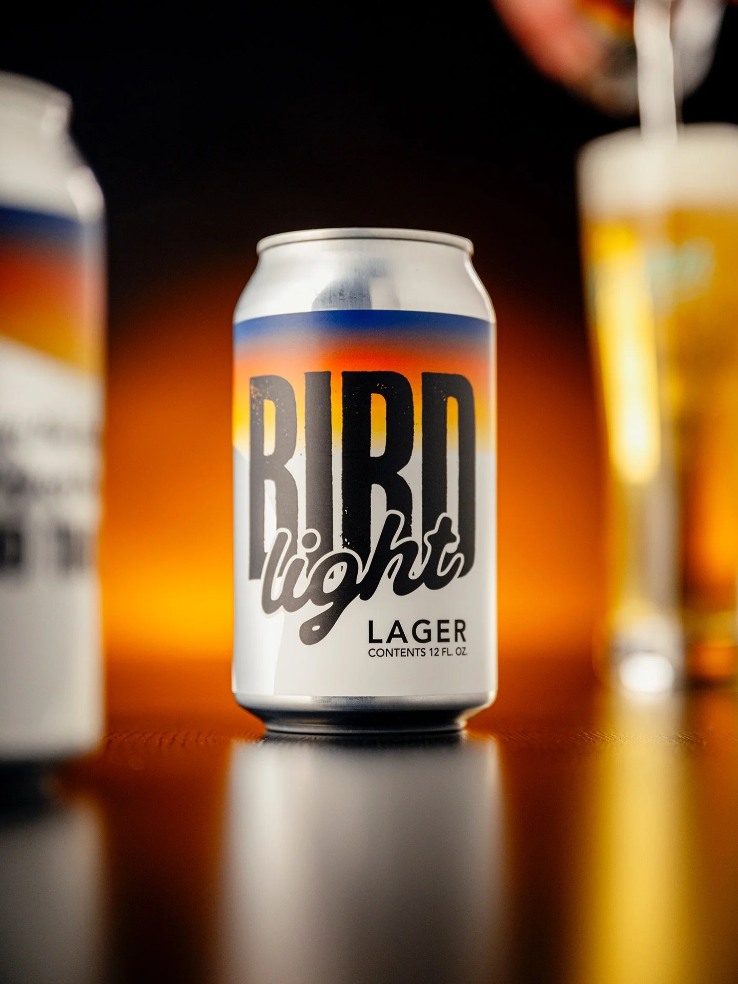 112 Calories &bull; Crisp &bull; Refreshing &bull; Bird Light Lager