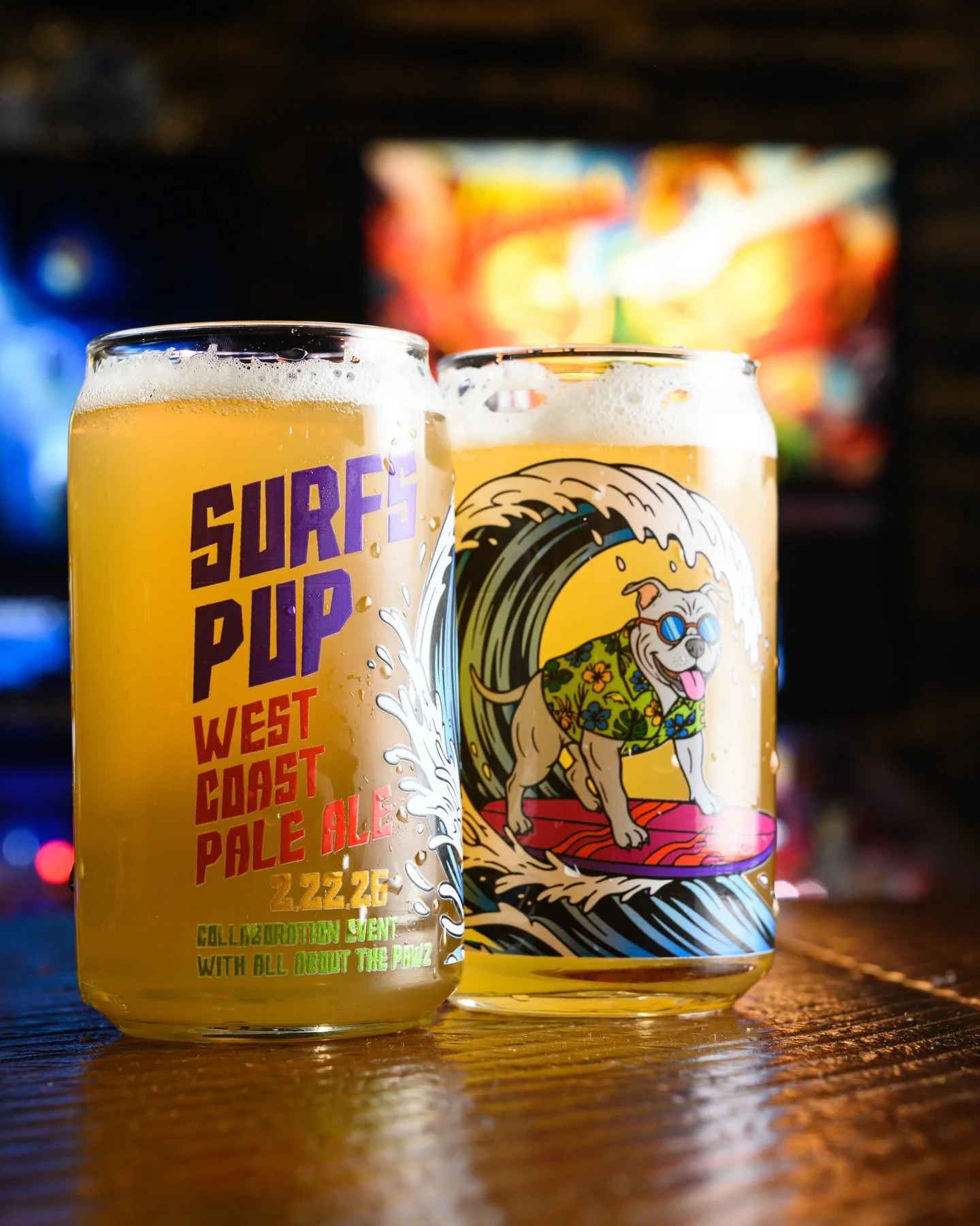 Join us this Sunday, February 22rd for a beer in support of @allaboutthepawz, a local non-profit organization based in Austintown, Ohio. This year we&rsquo;re brewing a collaboration small batch West Coast Pale Ale, called &ldquo;Surfs Pup&rdquo; and