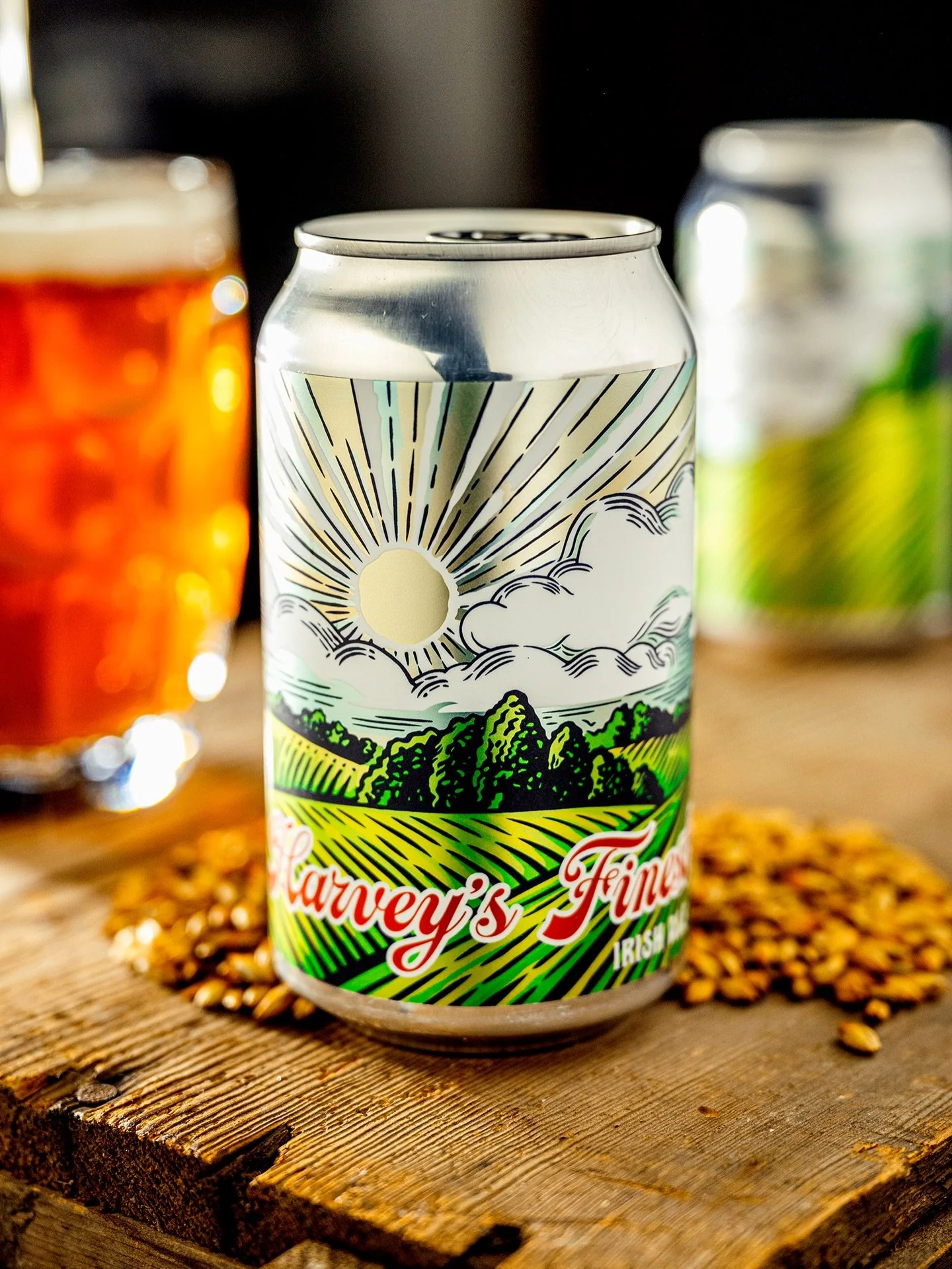 🍺 Harvey&rsquo;s Finest Irish Ale

Malty. Smooth. Proper.

Our classic Irish Red Ale returns just in time for Saint Patrick&rsquo;s Day. 

Expect rich toasted malt, a touch of caramel sweetness, and the kind of pint that was meant to be enjoyed whil