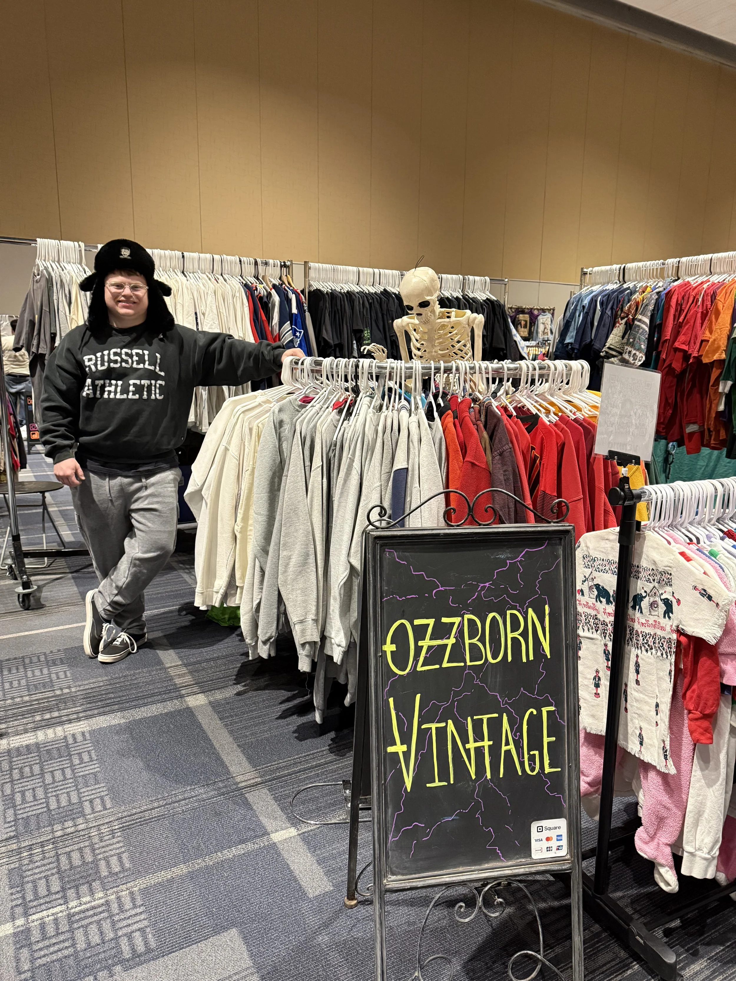Ozzborn Vintage Pop-Up Shop on the Patio