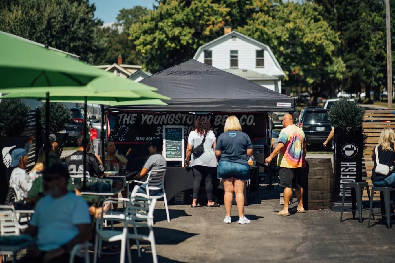 Sunday&rsquo;s got smoke, strings, and cold beer.

@ytownbbqco on the patio serving 12-7, Sunday Strings in The Ballroom with Rick Stoffer from 2-4, and a full lineup pouring behind the bar. Greenford Community Library fundraiser in The Ballroom this