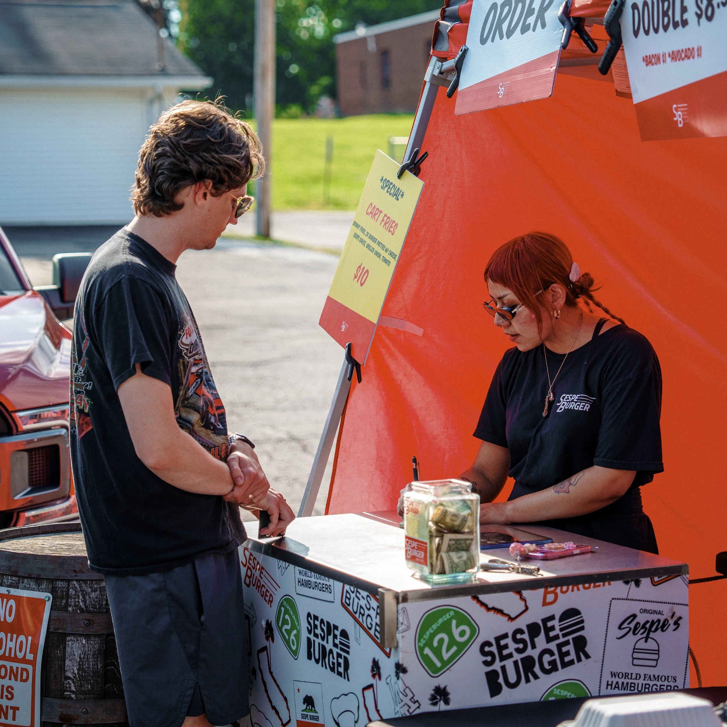 Buns. Burgers. Birdfish. Tomorrow.