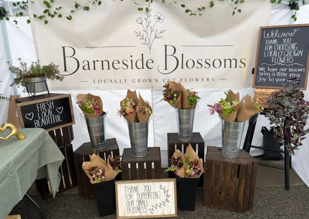 Barneside Blossoms Pop-Up on the Patio