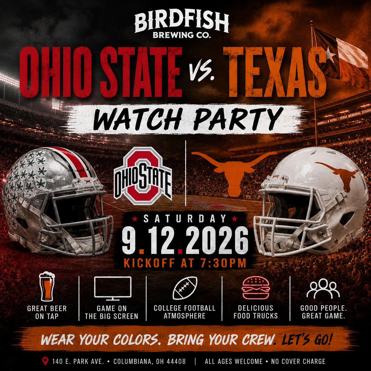 Ohio State vs. Texas Watch Party