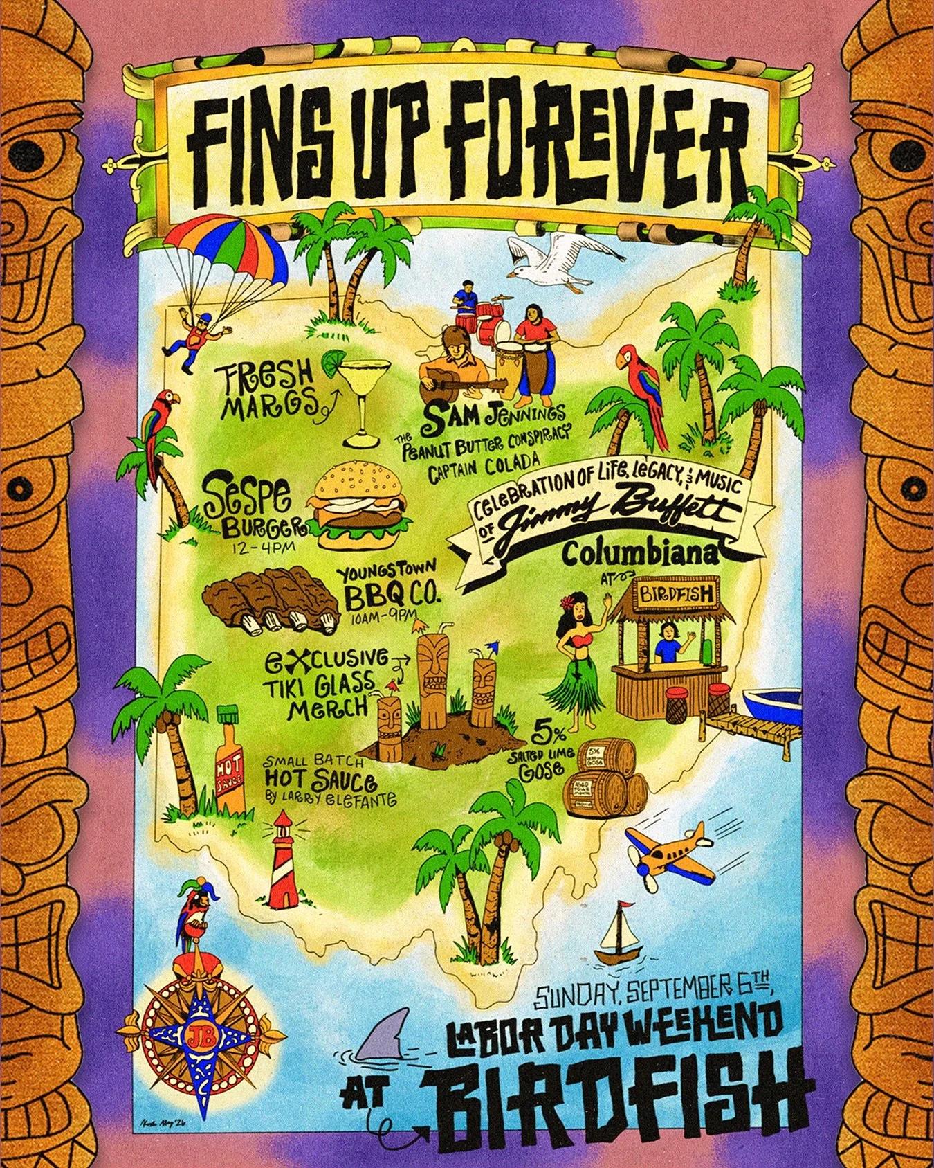 The Labor Day Weekend Show | A Tribute To Jimmy Buffett

Fins Up Forever! 

Join us Sunday, September 6th for The Labor Day Weekend Show, a celebration of the the life, legacy, and music of Jimmy Buffett. We&rsquo;re opening up early at 10 a.m. with 