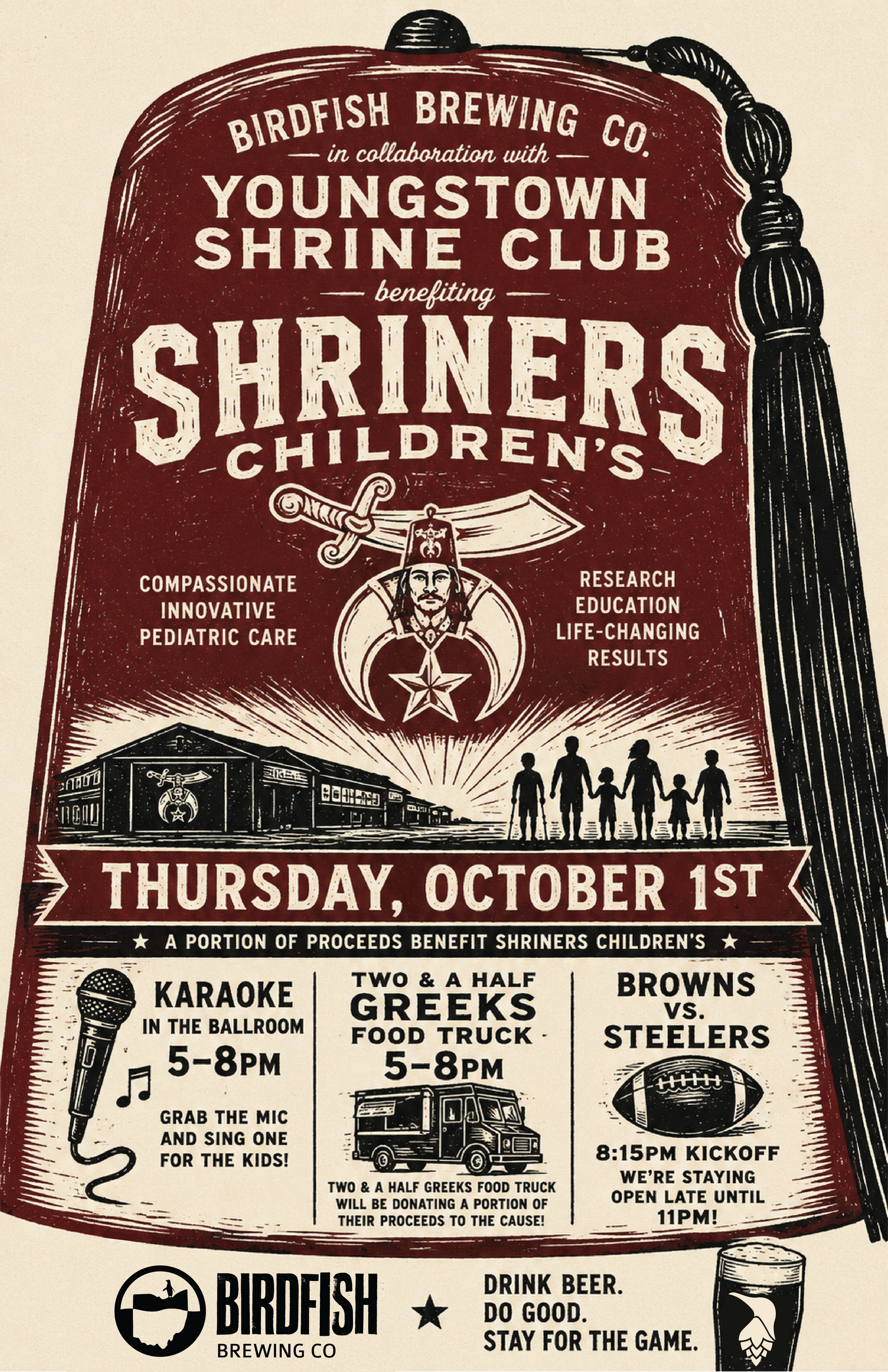 Craft Beer for a Cause: Shriners Children's