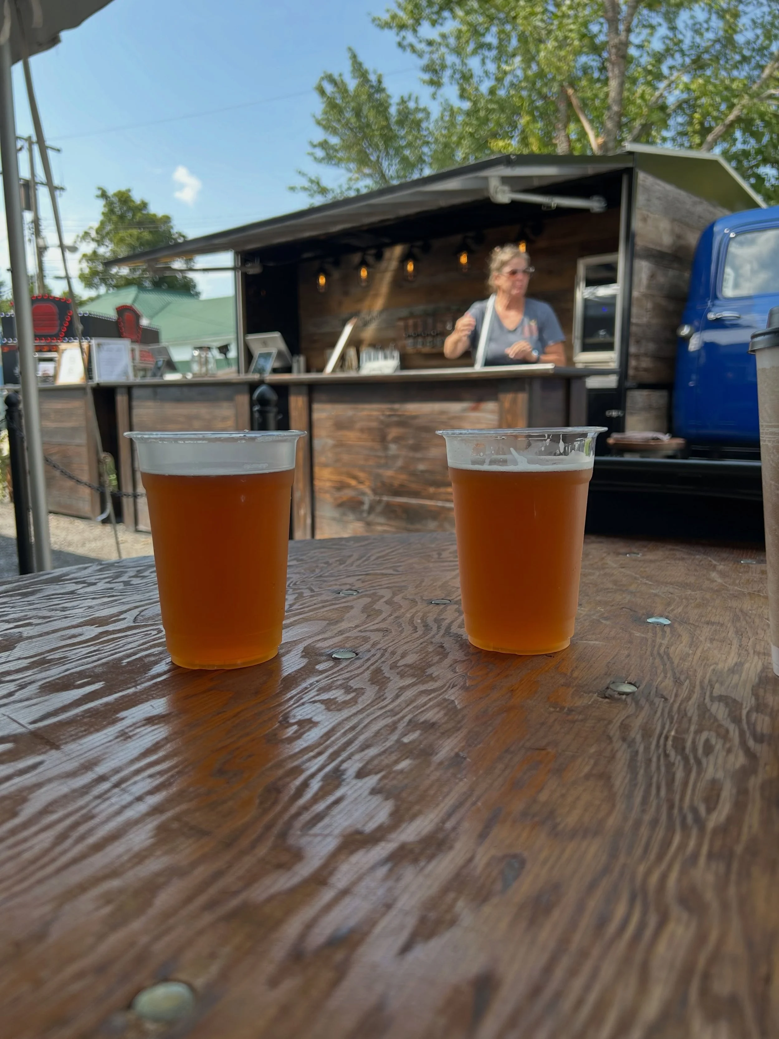 🍺 Beers at the @canfieldfair just hit different. 🎡🐓