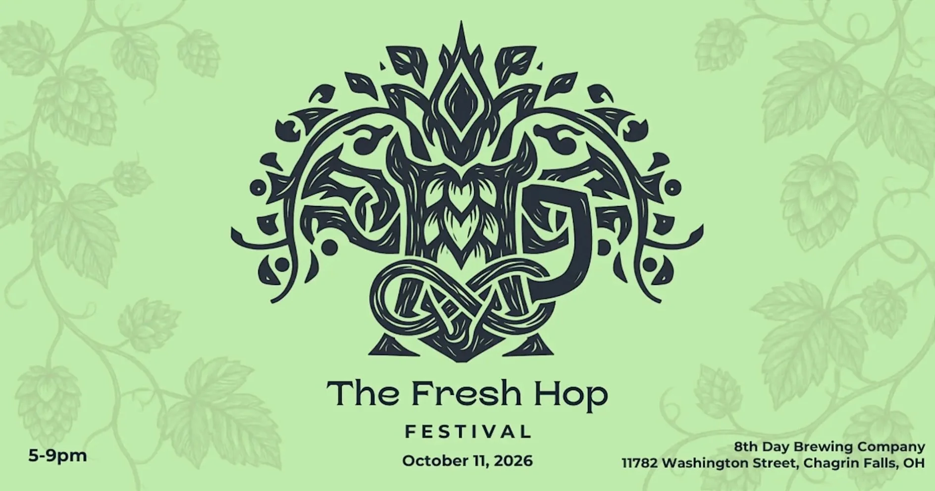From the hop yard to your glass. 🌱🍺

We&rsquo;re joining a whole crew of Ohio breweries at @8thdaybrewingco this Sunday, October 11th from 5&ndash;9 p.m. for a festival celebrating fresh hop beer and the farms behind it.

Come taste what we&rsquo;v