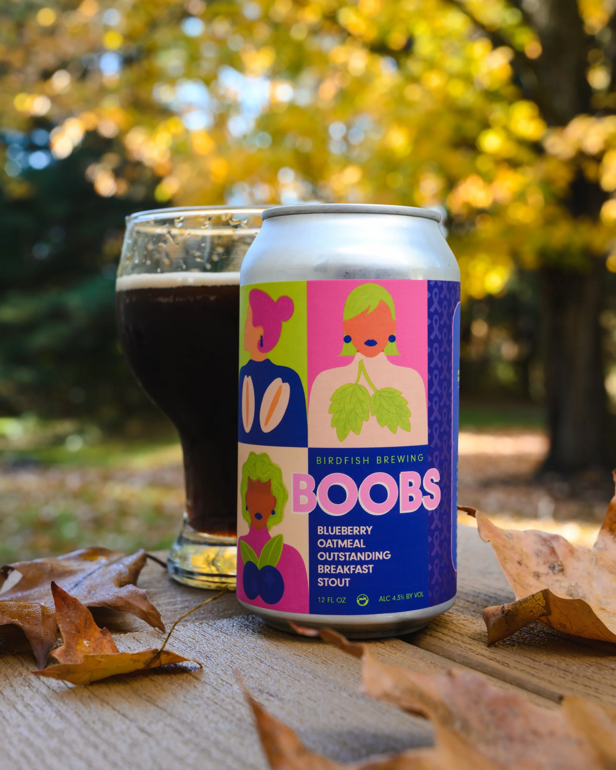 10 YEARS OF B.O.O.B.S. 🍻

Our Blueberry Oatmeal Outstanding Breakfast Stout is back, and for the first time ever, it&rsquo;s available in CANS!

Rich, smooth, and brewed with blueberries for a great cause.

Available on draft and in limited-edition 