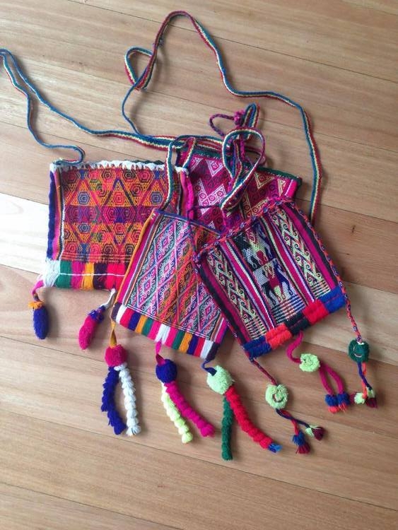 BOLIVIAN CHUSPA BAGS STATUS: IN STOCK