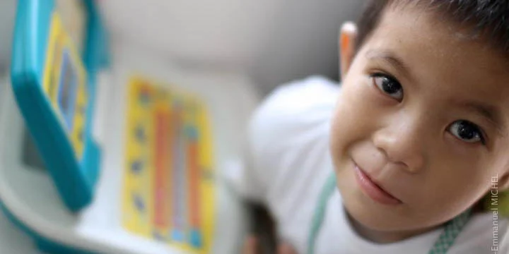 Die Kindertagesstätte "Anthony Day Care Center" kümmert sich um Kleinkinder aus ärmsten Verhältnissen