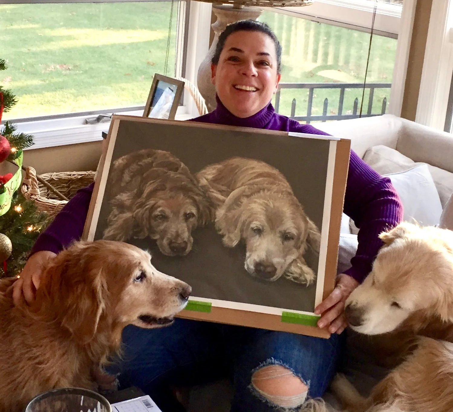 Danny and Hogan as a Christmas gift!