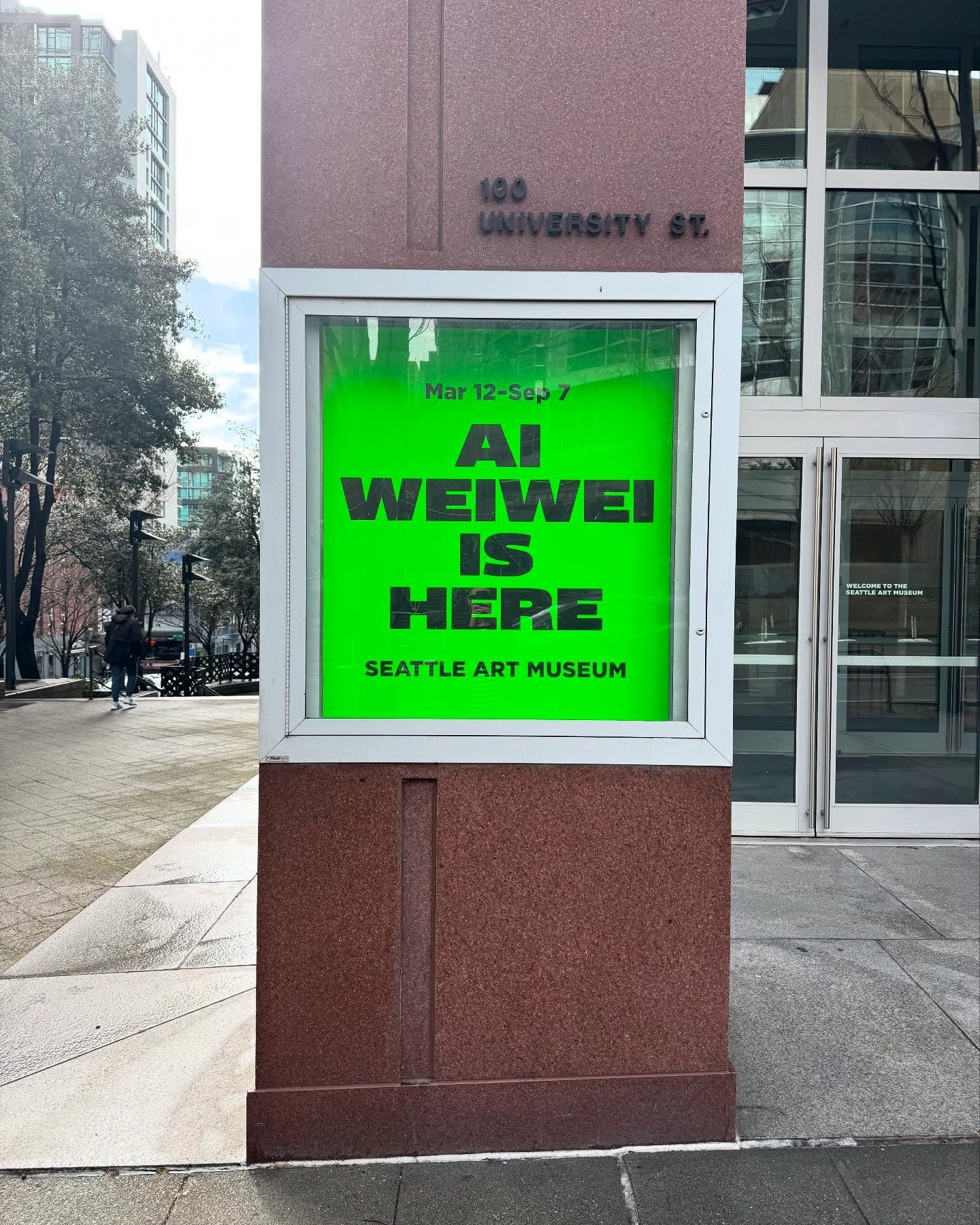 Ai Weiwei exhibit at @seattleartmuseum A timely collection on activism. #art #designloveseattle