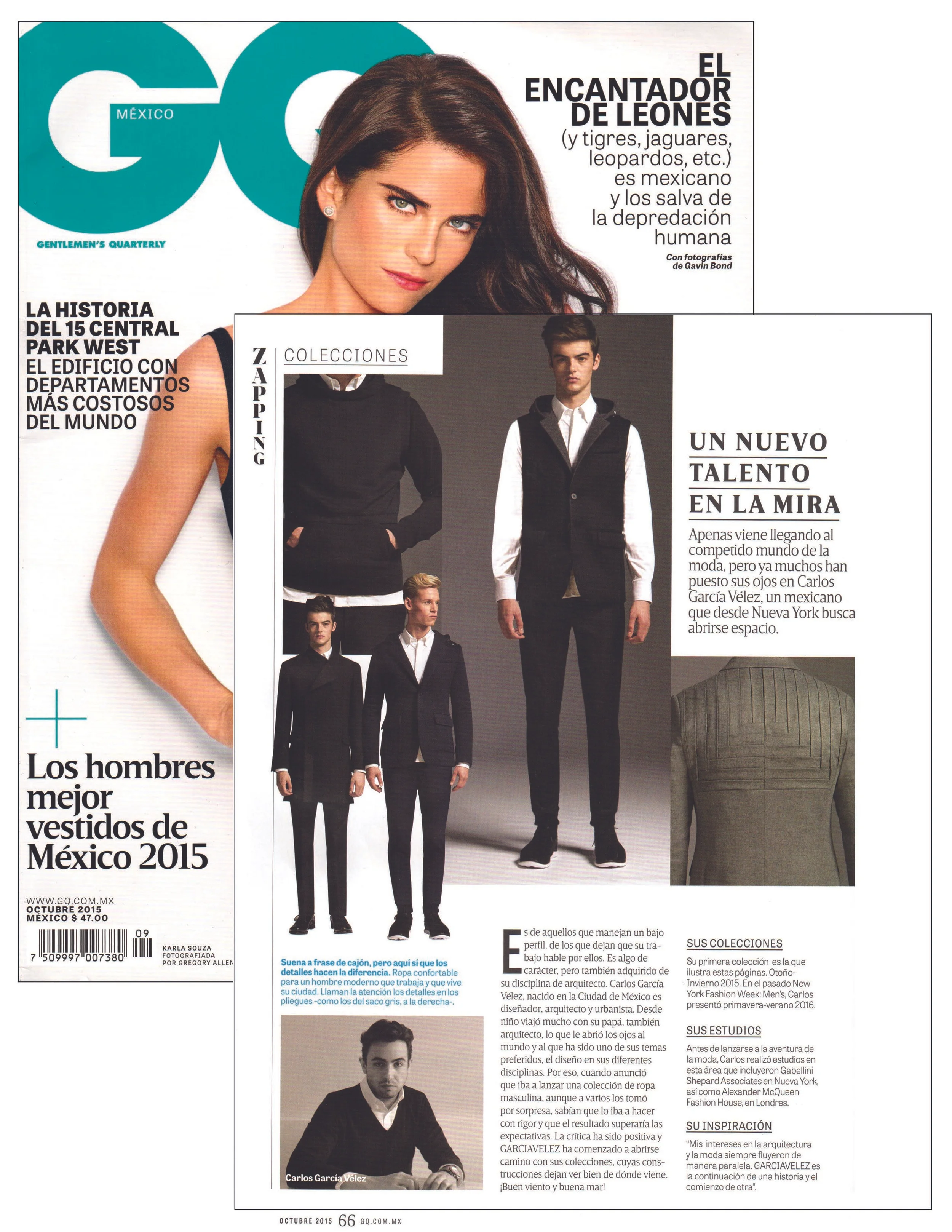 GQ Mexico October, 2015