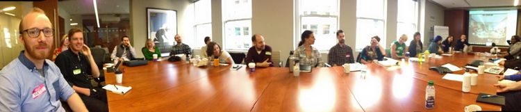 Photo by Eugene Chan: 2015 Web of Change Leadership Team in action