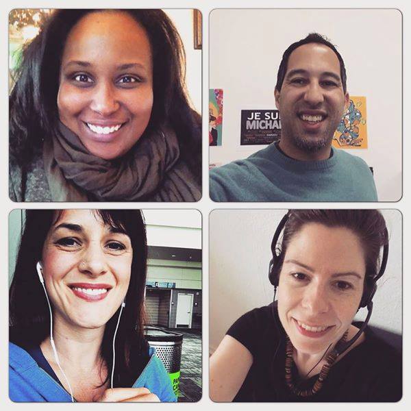2015 organizers and facilitators together on an agenda design call.