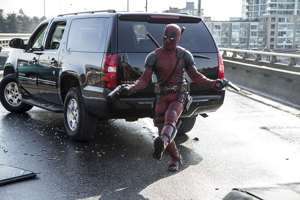 Deadpool highway scene screenshot