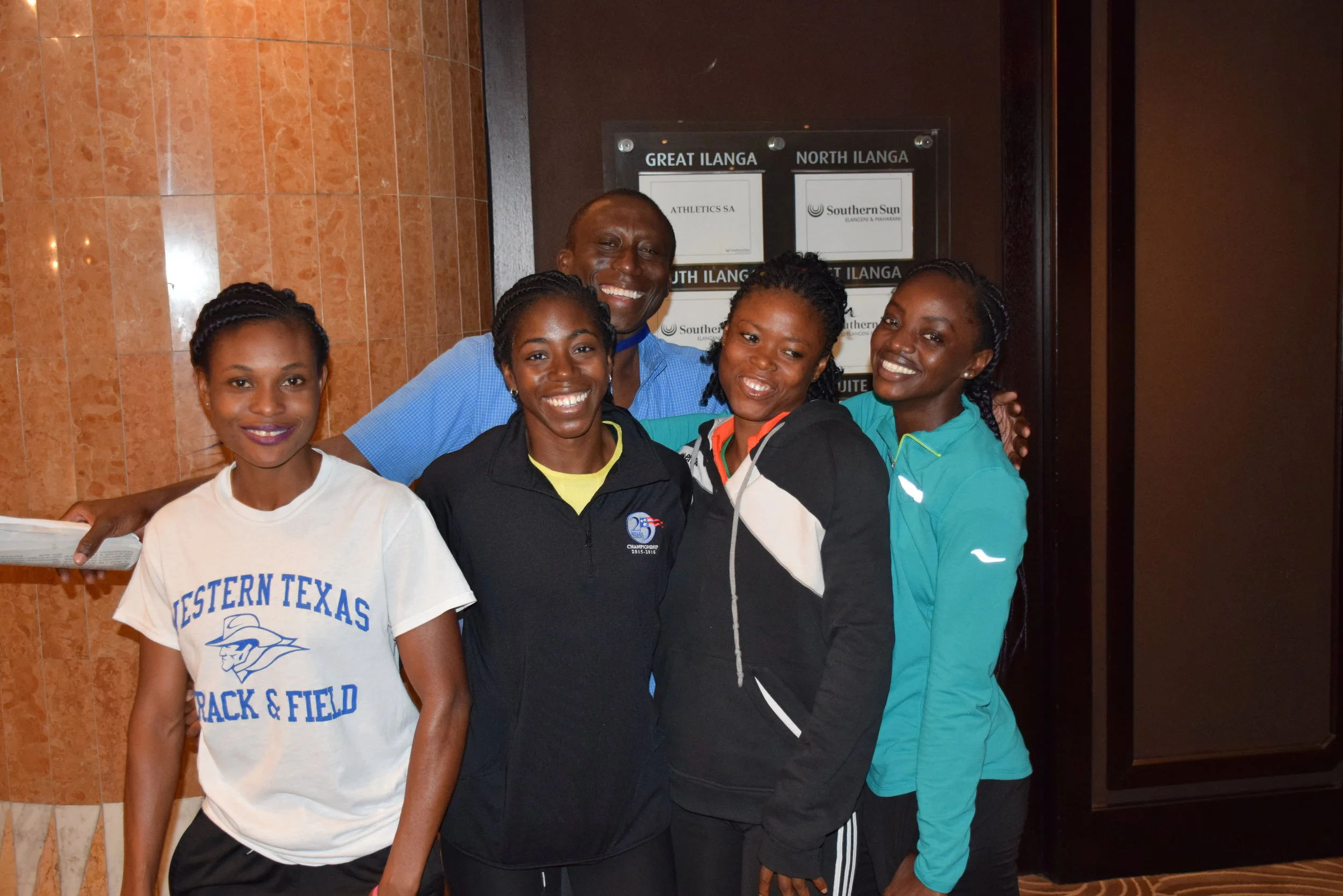 Prof. Dodoo, Flings, Janet Amponsah, and Beatrice Gyaman, and I in Durban