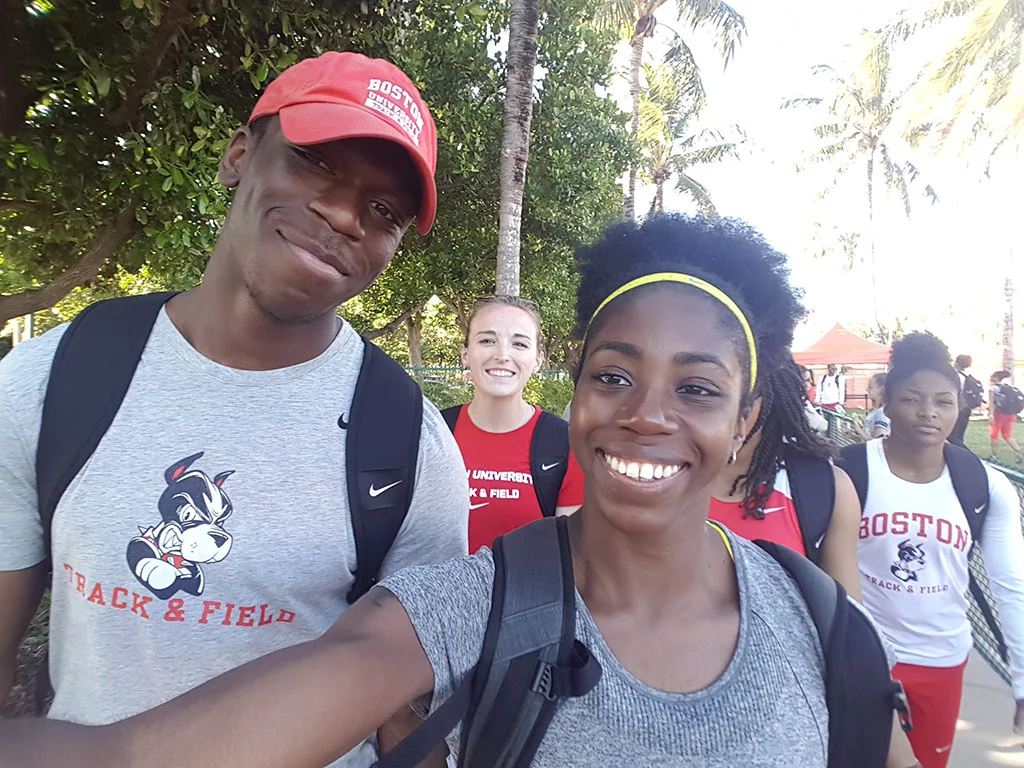 David Oluwadara, Ally, and I (Gemma) in Miami