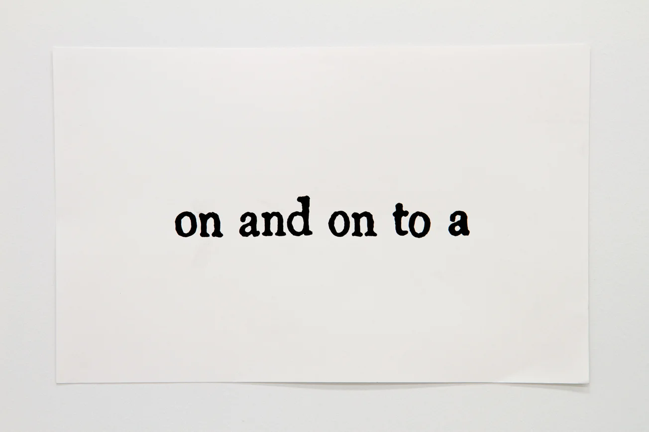 Positions (on and on to a)