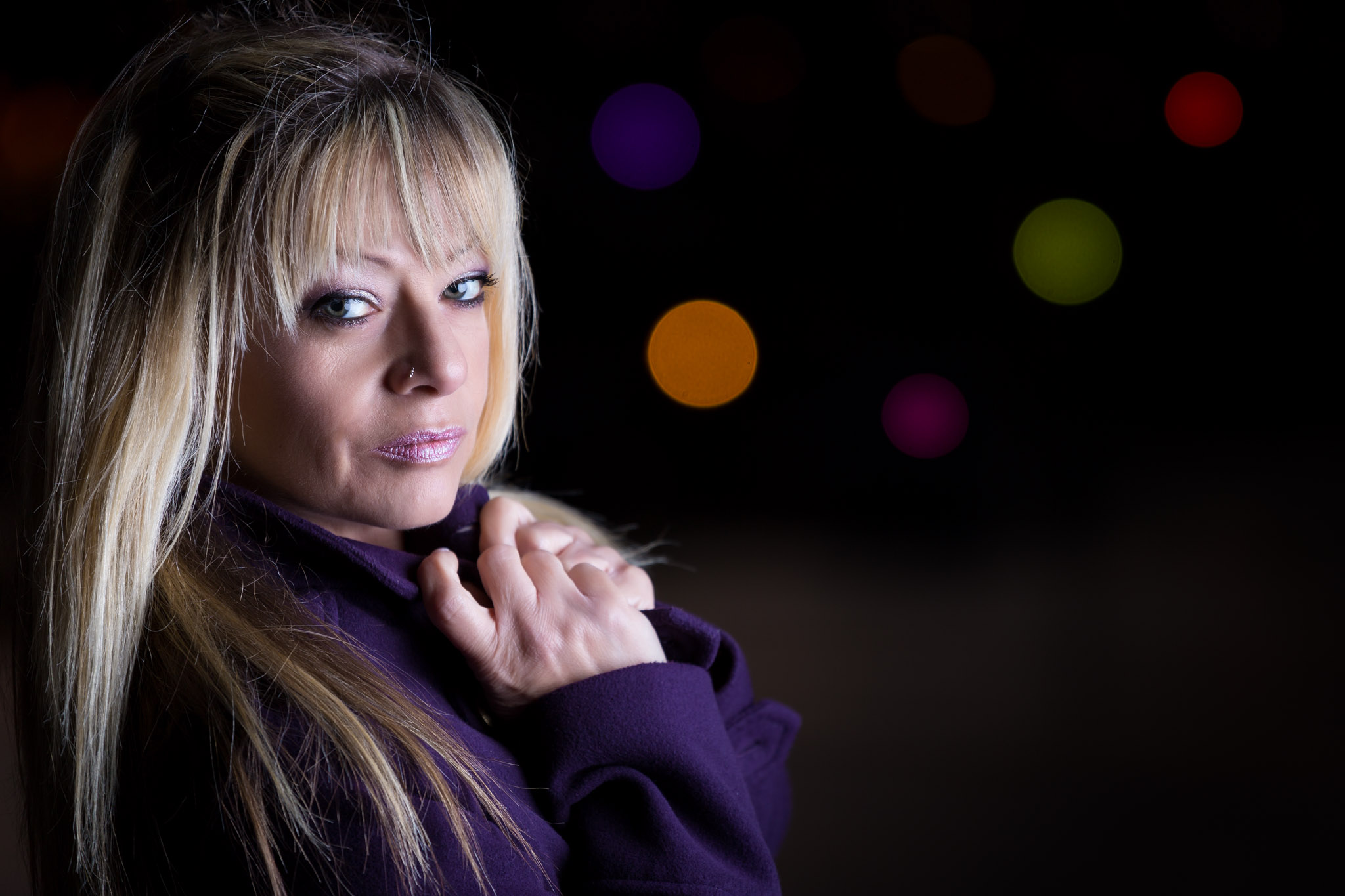 Night Time Portrait at Ramsgate Harbour