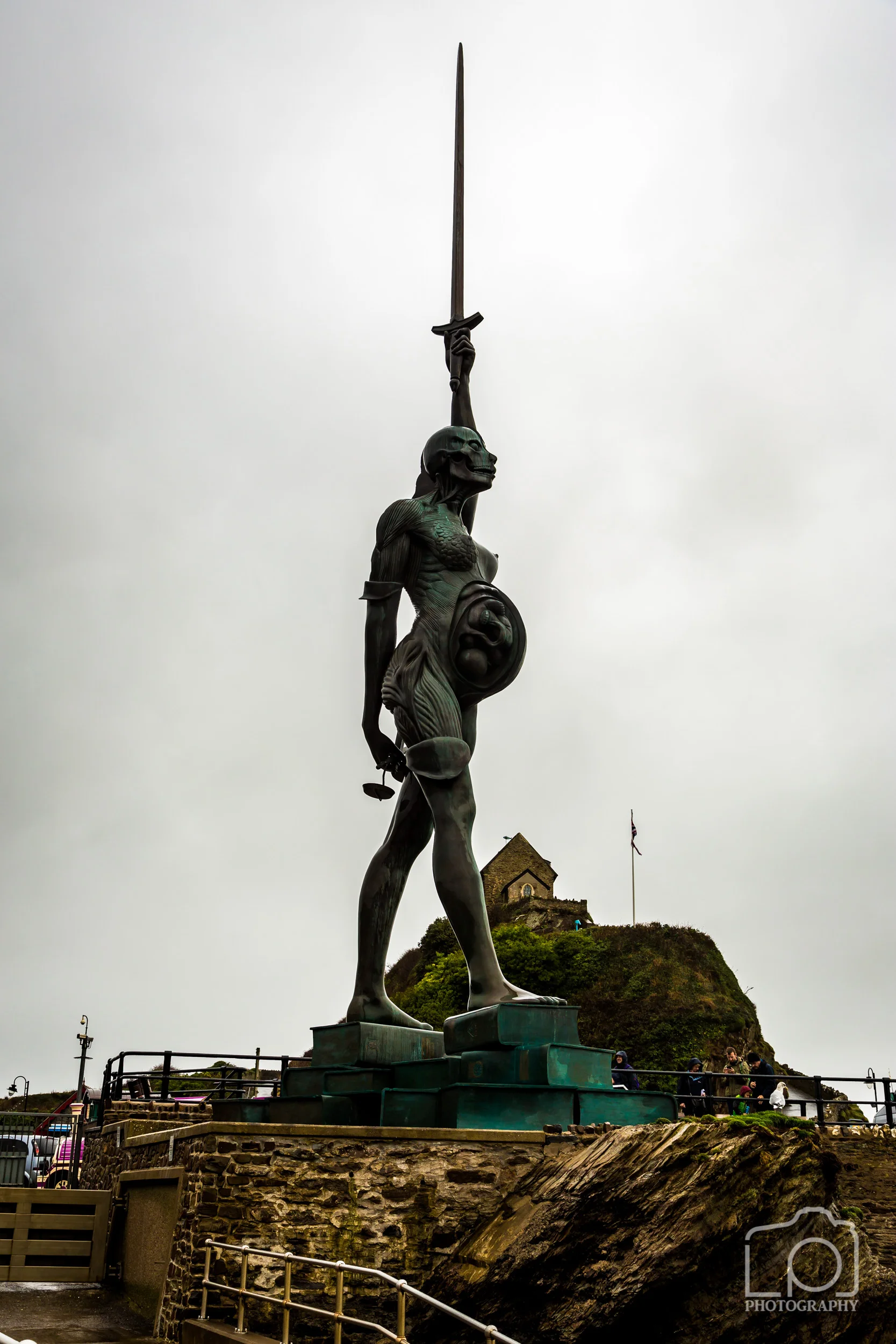 Pregnant Lady Ilfracombe Harbour