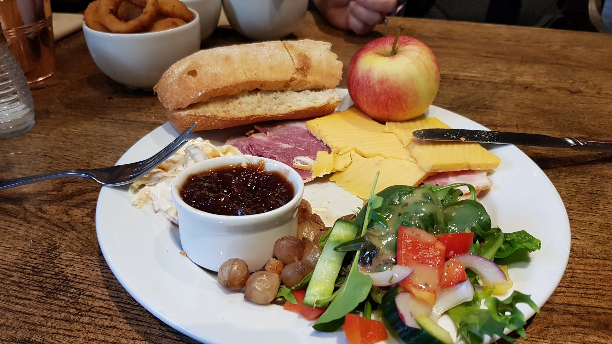 Lunch was delicious