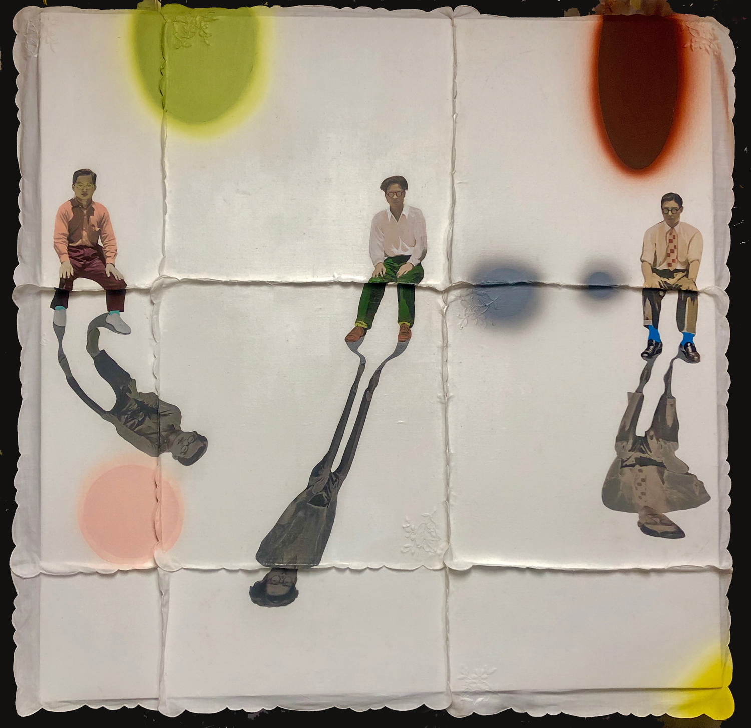 Three men and Three shadows