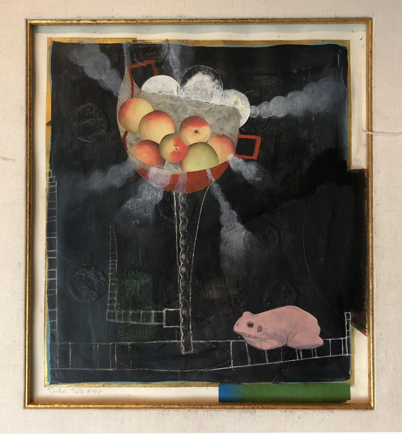 Steamed Plum tower & Pink Frog 