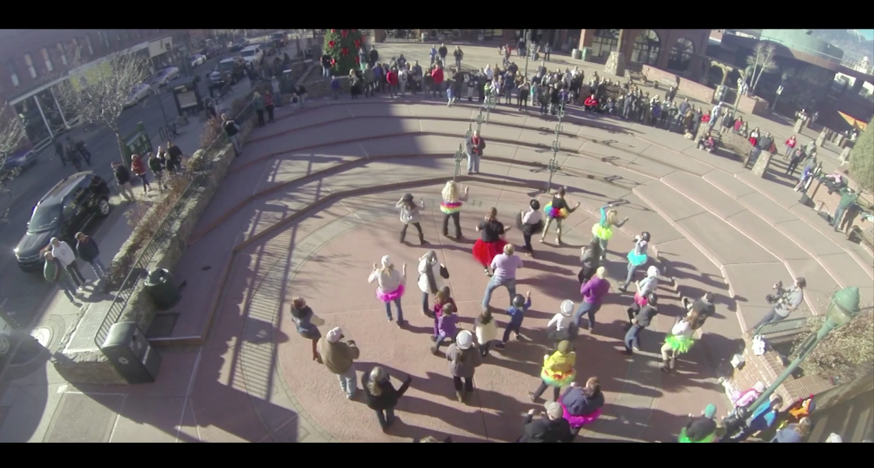 Flash Mob Surprise Proposal in Flagstaff, AZ 11-28-15