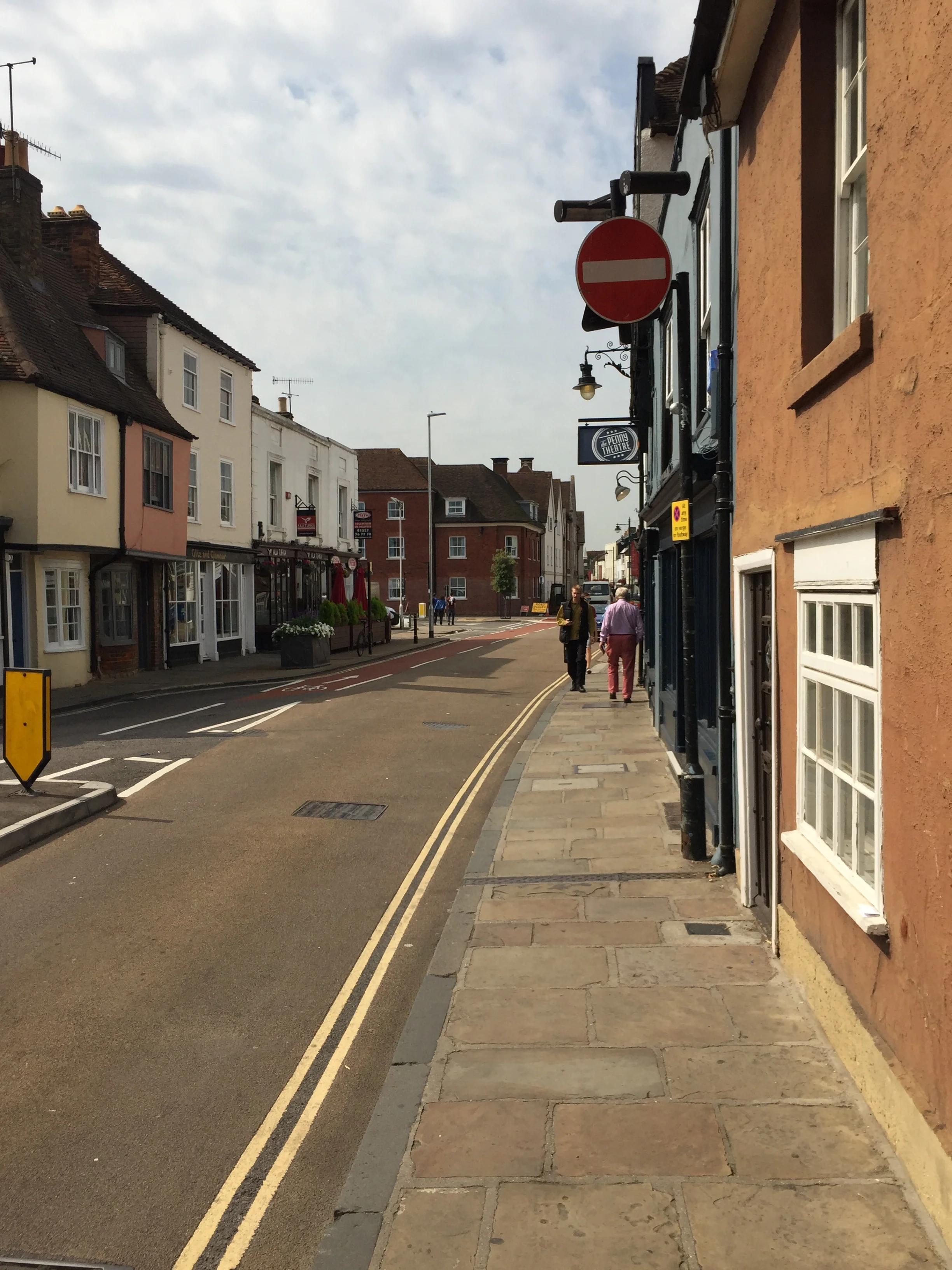  Turn right, we are 50 yards along on the right, you will pass the Penny Theatre, the Samaritans then its us