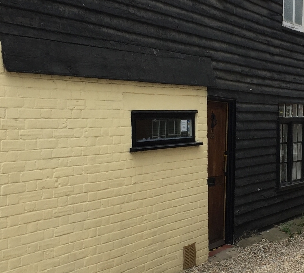 Our wooden door is 10 feet down the gravel path on the left with 33 on the front just come in and have a seat. The most important thing is we do not have a front door. If get to the vets you have gone too far.