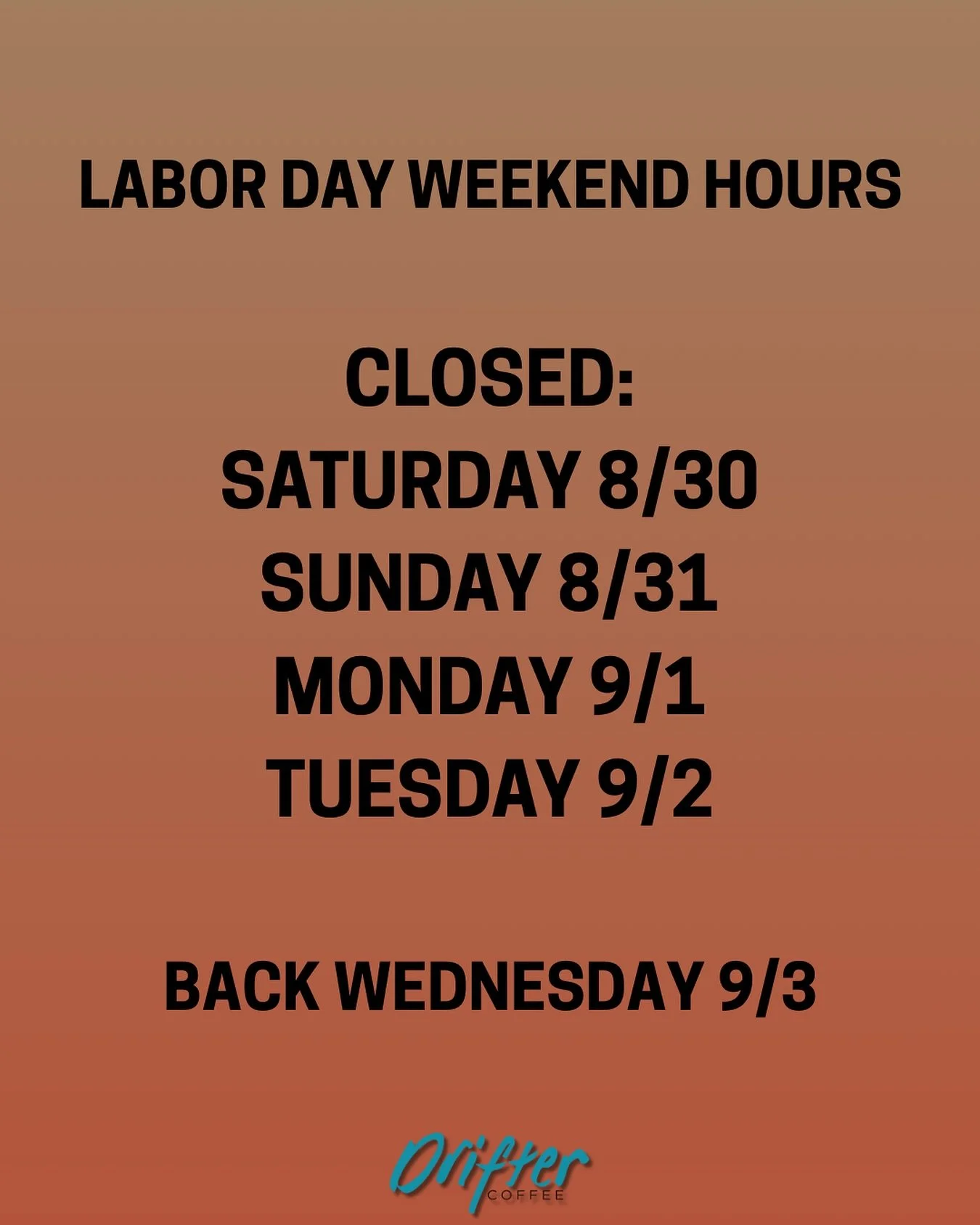 Come see us before we take our lil end of summer break 🌞✨🌻