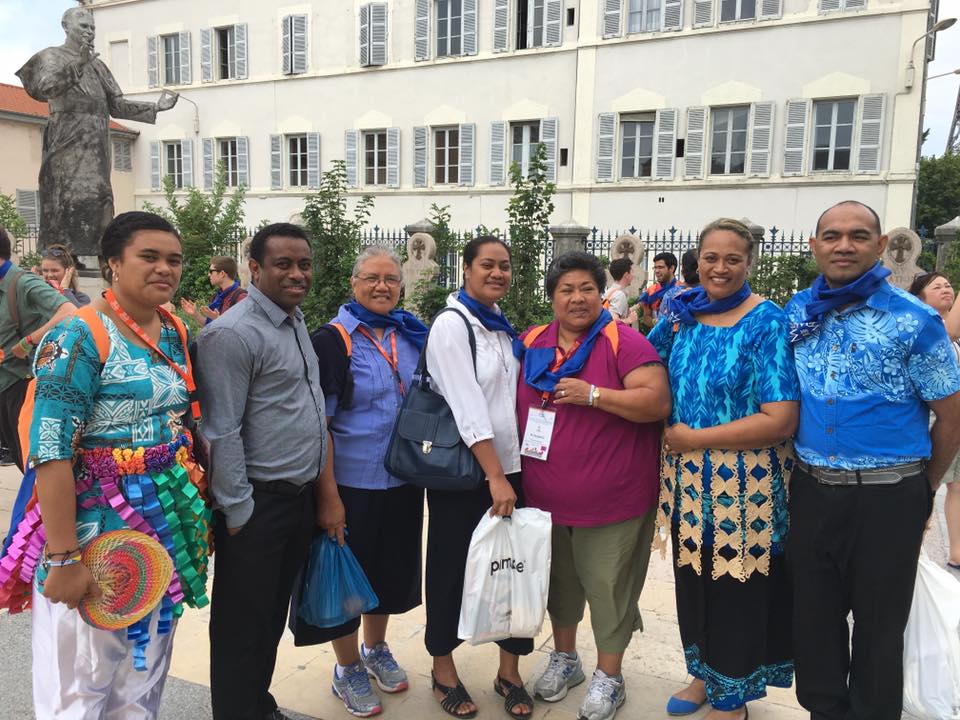 Marists from the Pacific Islands gather at Fourvière