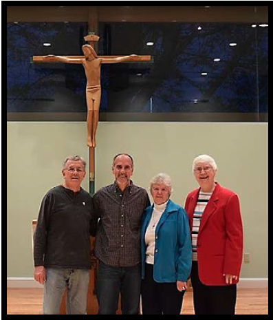 Marist Fathers John and Kevin, and Sisters Christina and Judy