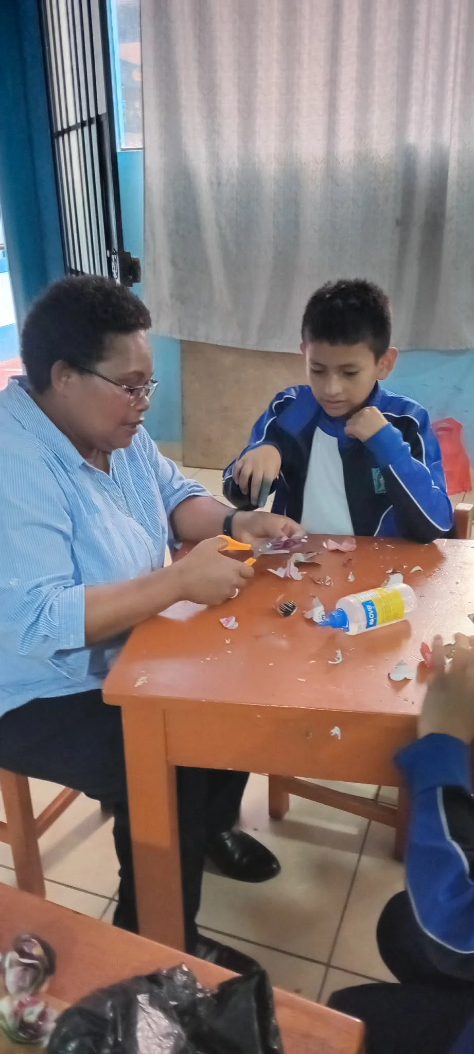 Sr. Mary Eve Felesi in Peru.