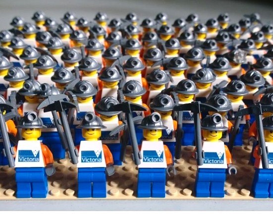 Monday, ready for work with smiles on their faces.  These minifigs are ready to conquer the week.  We hope you are too.