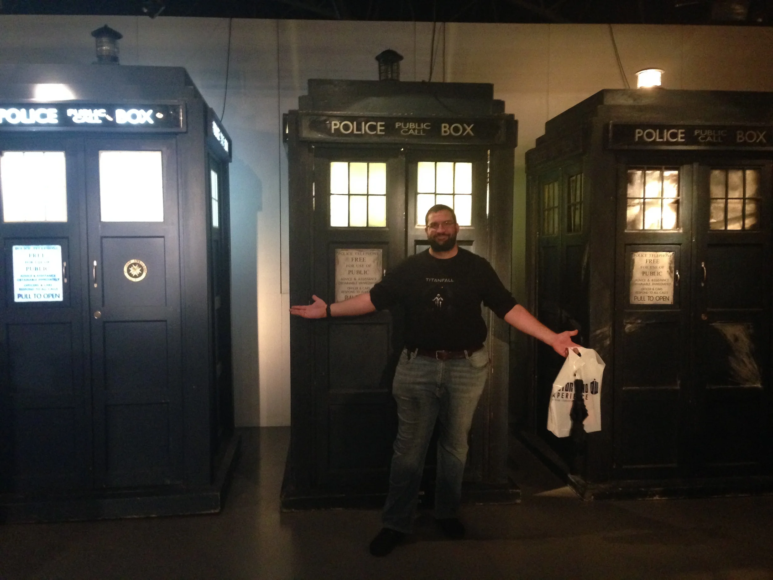 At the Doctor Who Experience in Cardiff, UK