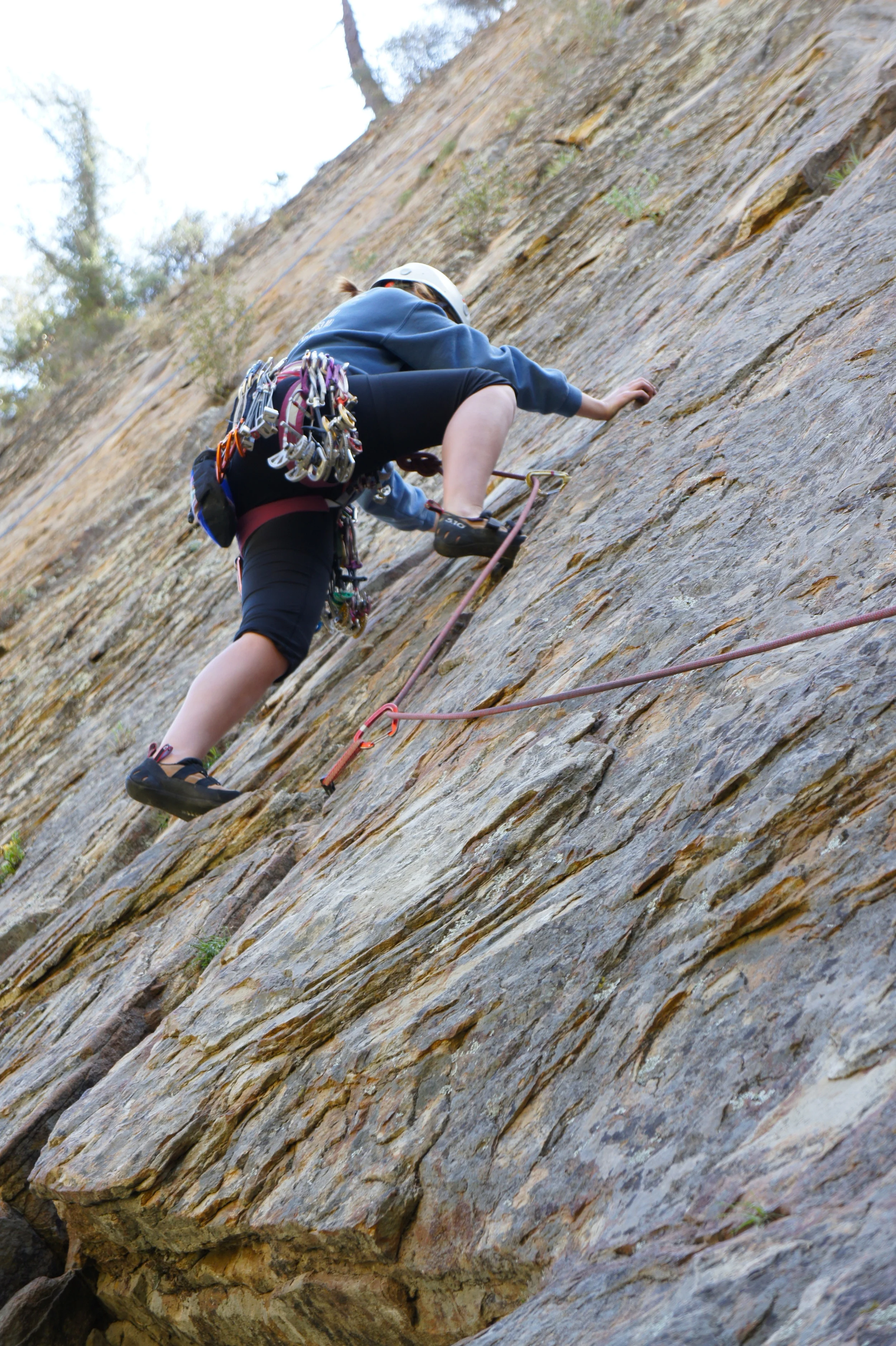 Sespe Gorge, Black Wall - Trad Climbing