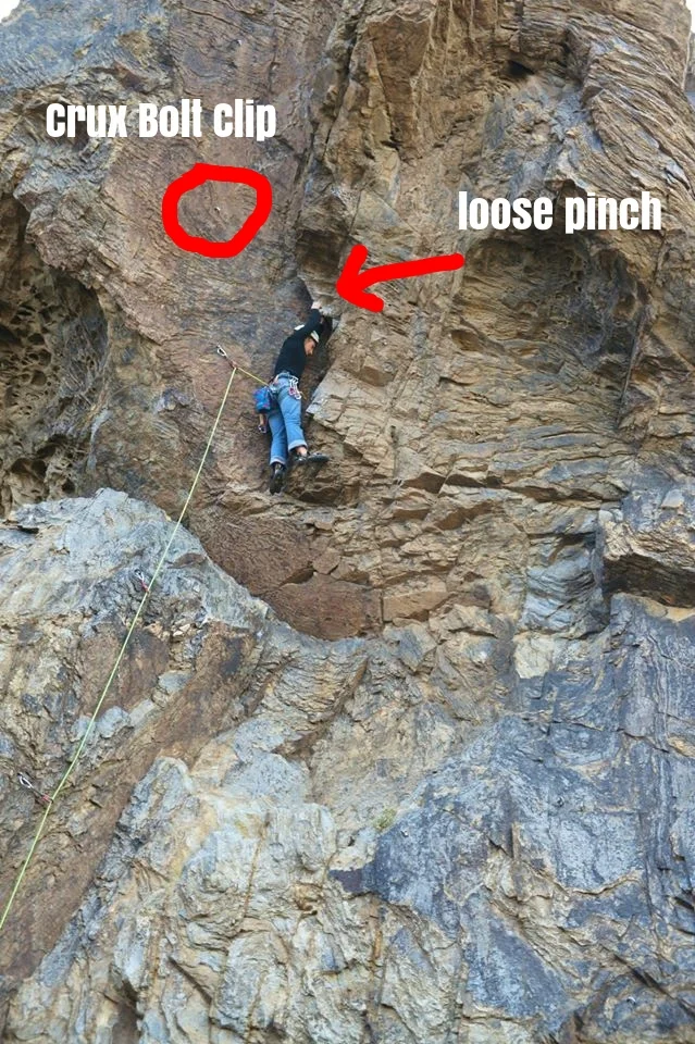Little Red book 5.10 crux bolt clip