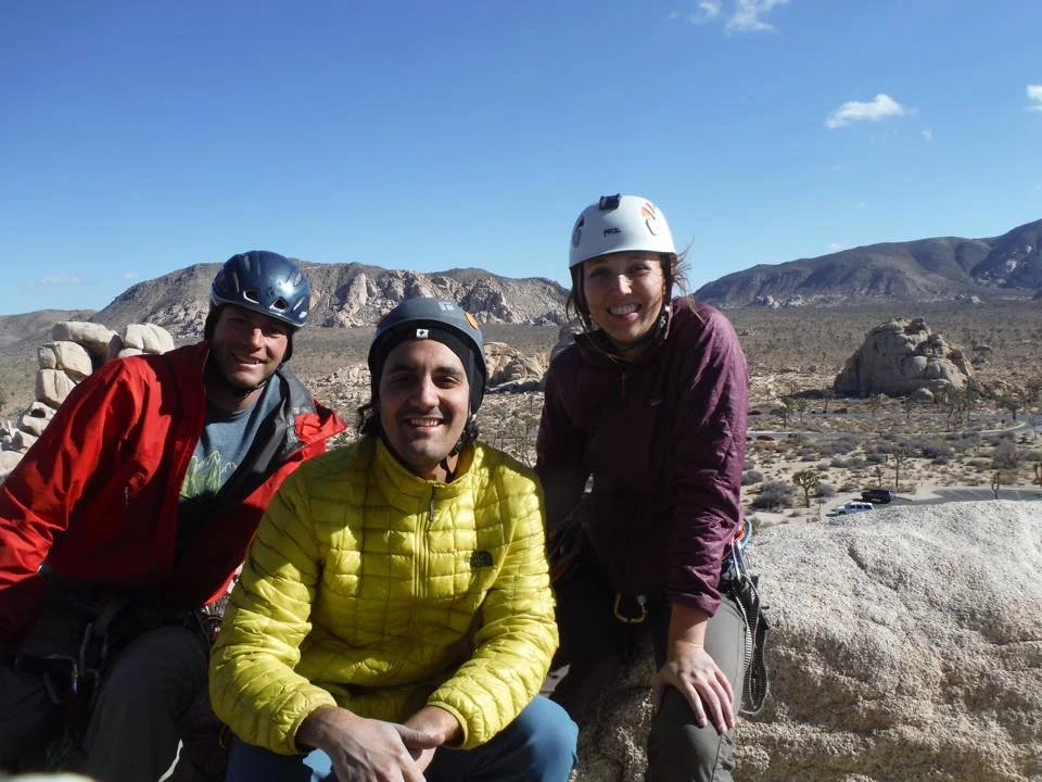 The 3 of us at the top of Toe Jam
